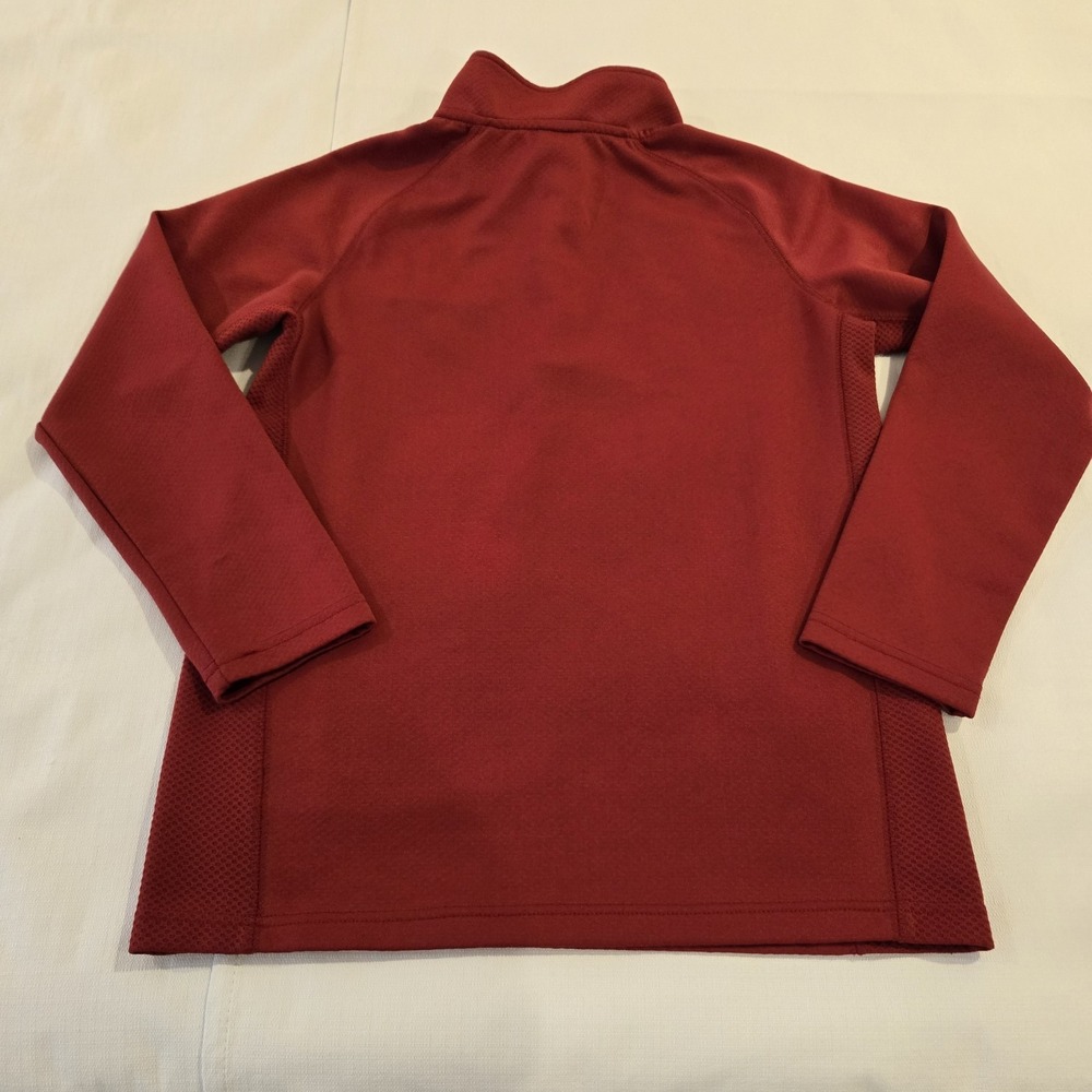 NIKE Women's University of Alabama 1/4 Zip Jacket Dri-Fit Crimsom Tide Fan Large - Picture 4 of 9